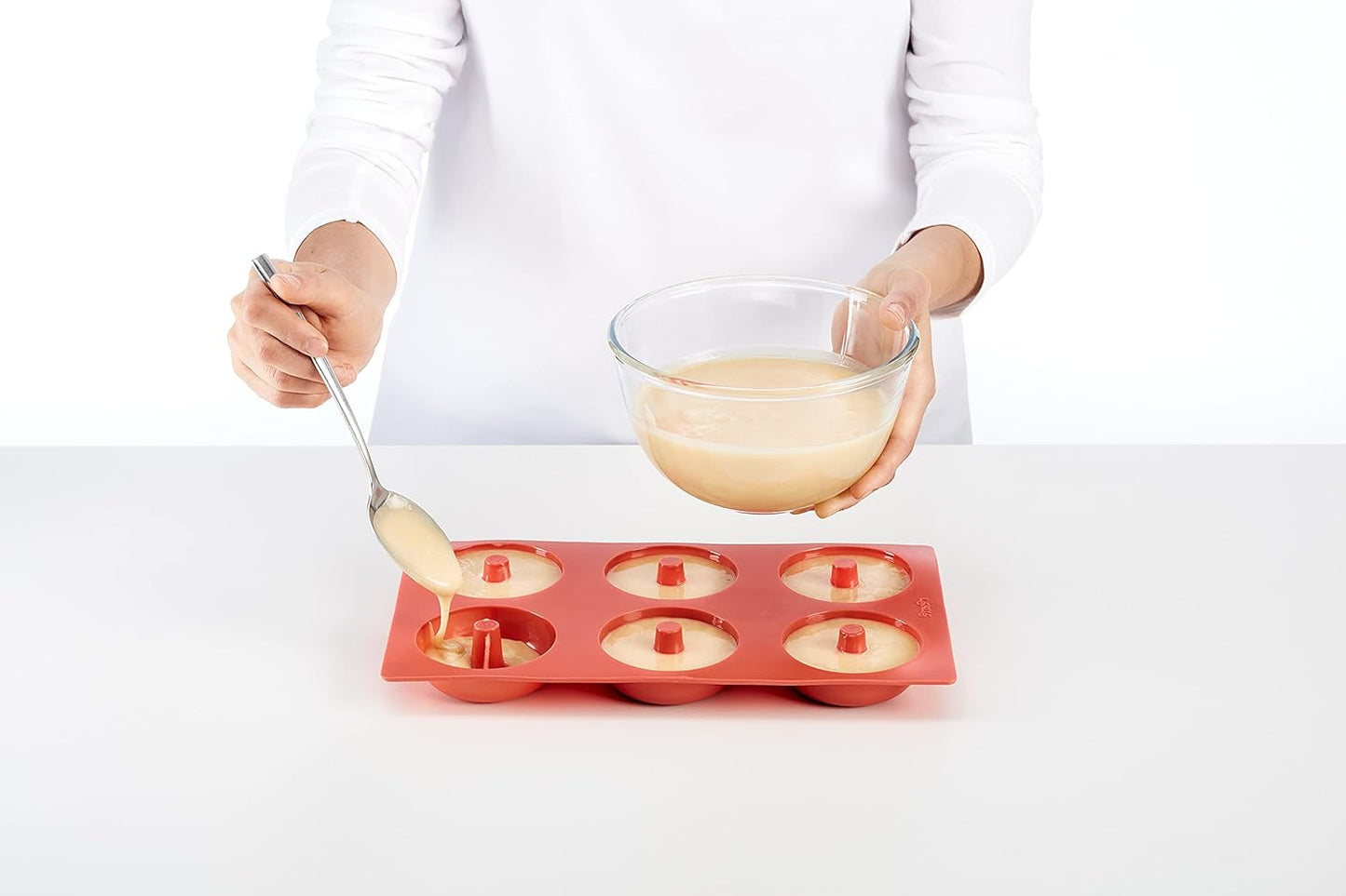 Non-Stick Food-Grade Silicone Donut Pans Baking Pans