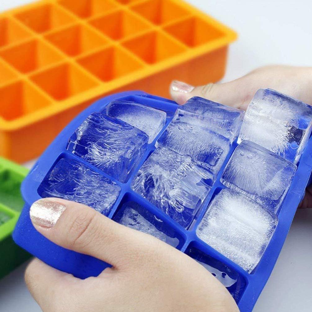 Silicone Ice Cube Molds, Easier to Release, BPA Free for Alcohol/Coffee/Beverages