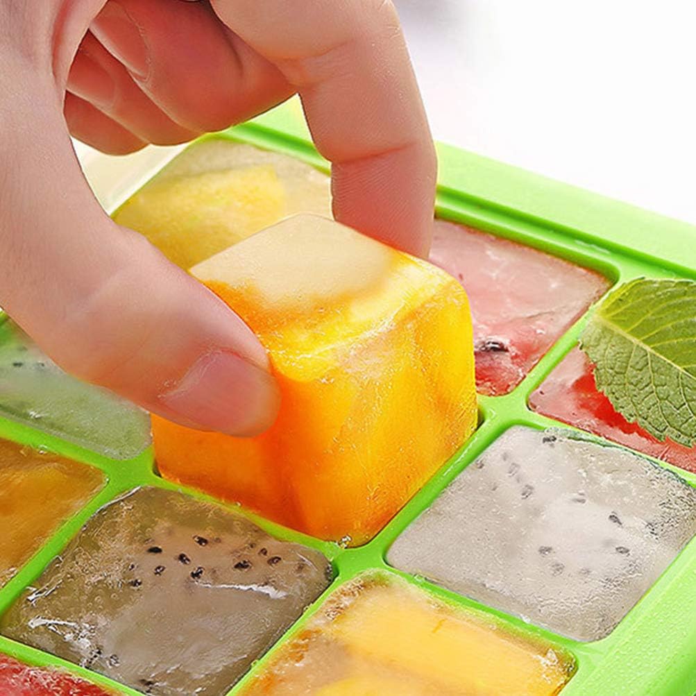 Silicone Ice Cube Molds, Easier to Release, BPA Free for Alcohol/Coffee/Beverages