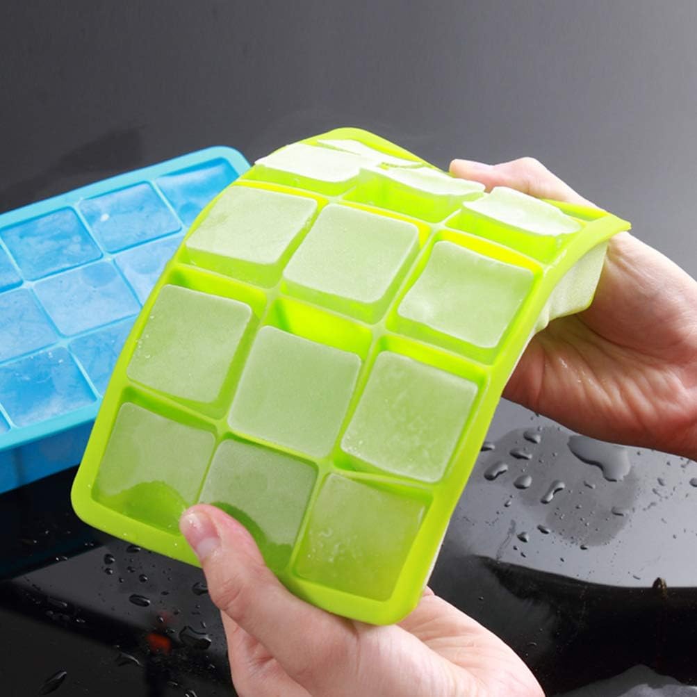 Silicone Ice Cube Molds, Easier to Release, BPA Free for Alcohol/Coffee/Beverages